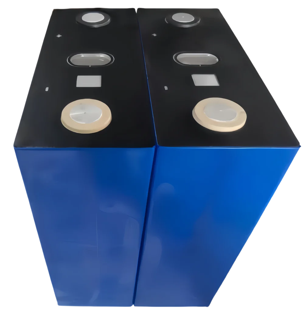 High-grade EVE LF280K 3.2V 280Ah LiFePO4 prismatic battery cell with laser-welded terminals for solar energy storage systems.