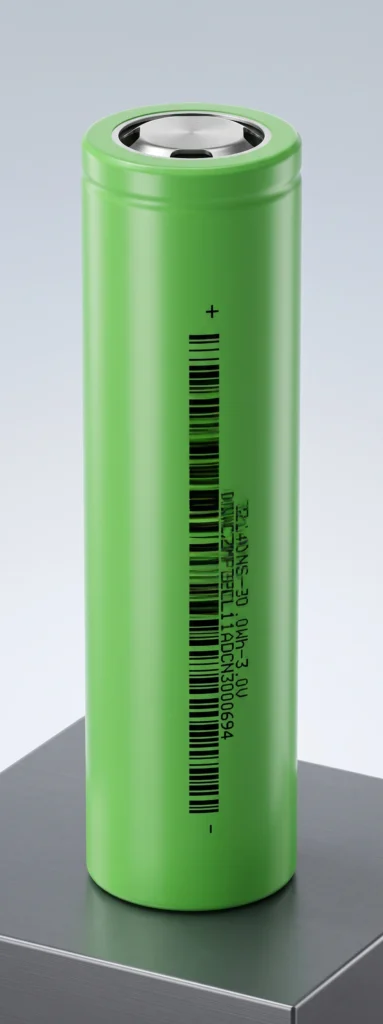 DLCPO NaCR32140-MP10 10Ah cylindrical Sodium-ion battery cell with 3.1V platform and -40°C low temperature discharge performance.