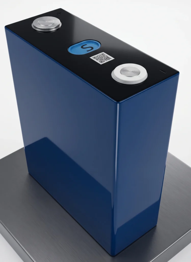 DLCPO NaPP73174207 160Ah prismatic Sodium-ion battery cell with stable NFPP chemistry, 4,000 cycles, and high safety for industrial ESS.