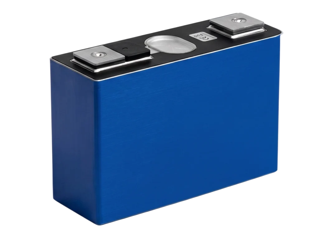 SVOLT CV28 122Ah 3.2V LiFePO4 prismatic battery cell, featuring 195Wh/kg energy density for automotive 2.2C power systems.